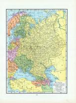 Russia, Ukrainia, Finland, Esthonia, Latvia, Lithuania, World Atlas 1925c from Prince Edward Island Atlas